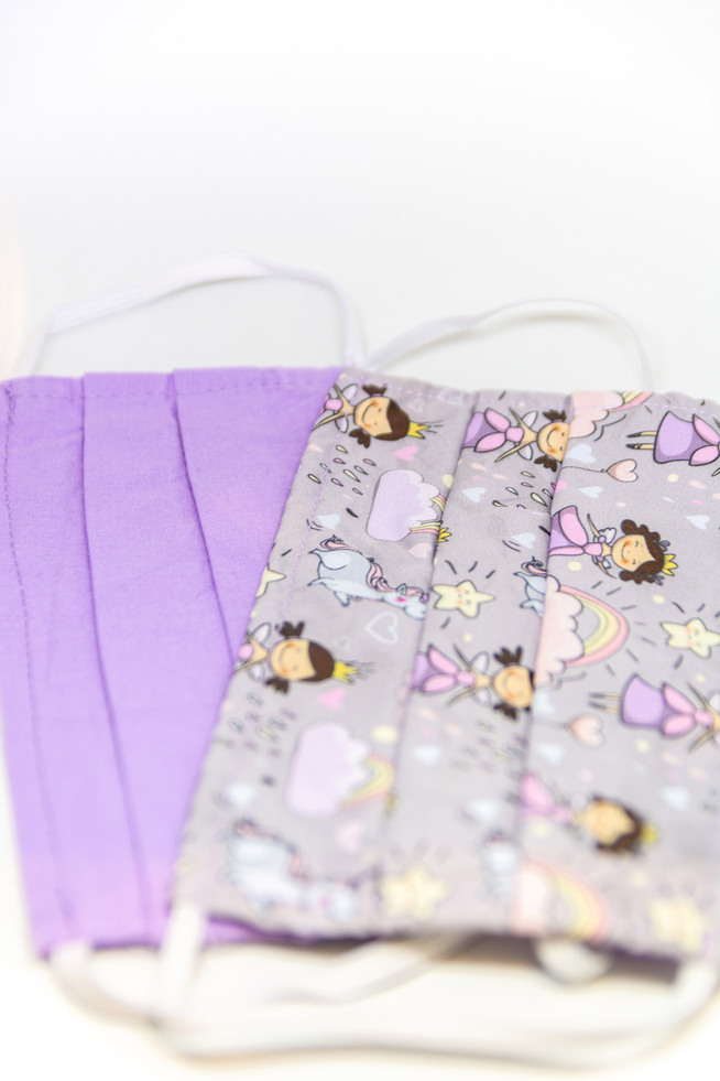 Puple mask-Mask with fairy