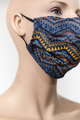 Yellow mask-African pattern mask