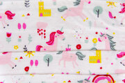 Mask with unicorns-Pink mask