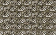 Gray mask-Green paisley pattern mask
