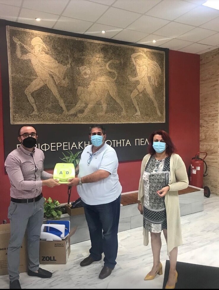 Προμήθεια και τοποθέτηση απινιδωτών στις υπηρεσίες της ΠΕ Πέλλας